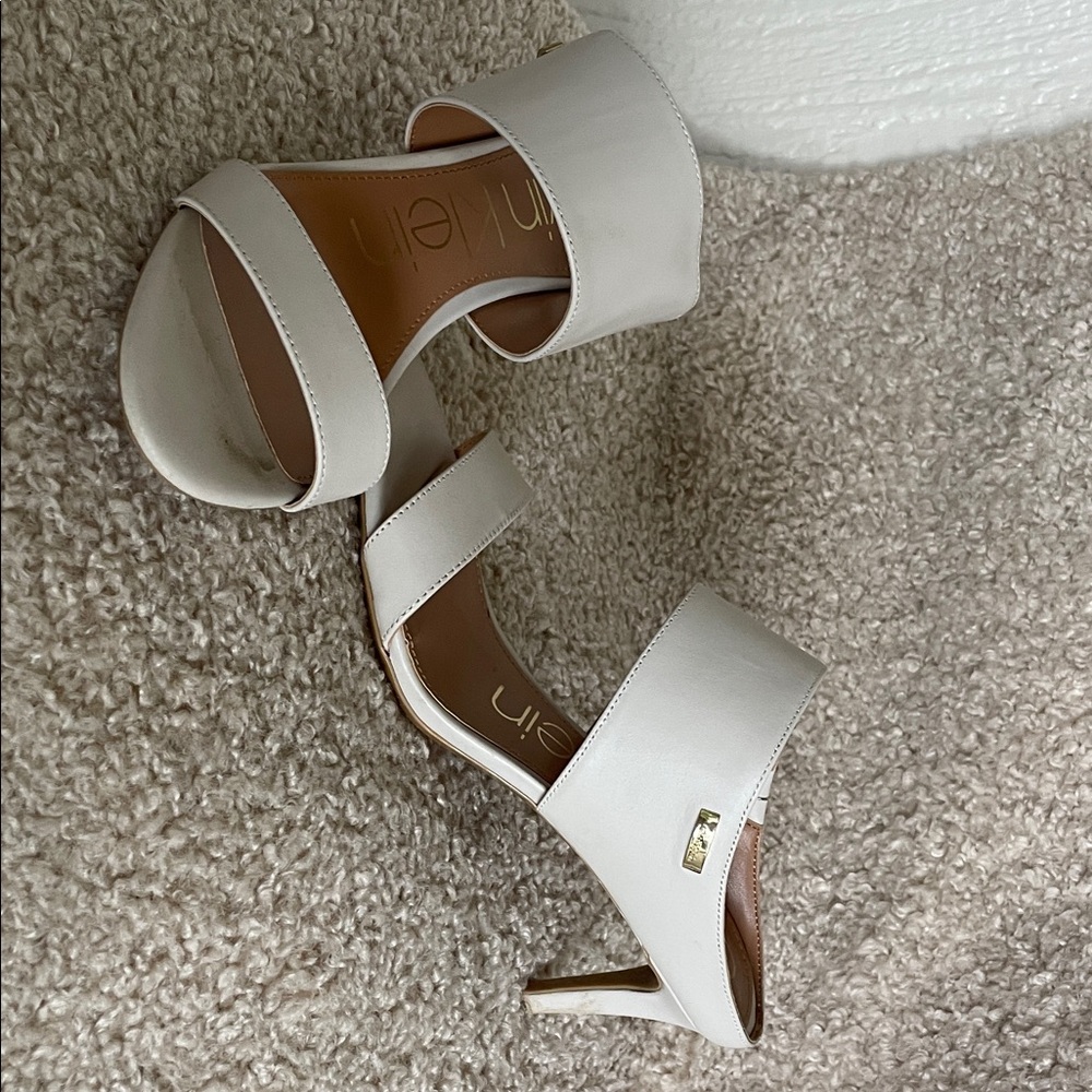 Calvin Klein Women's Off-White Heels